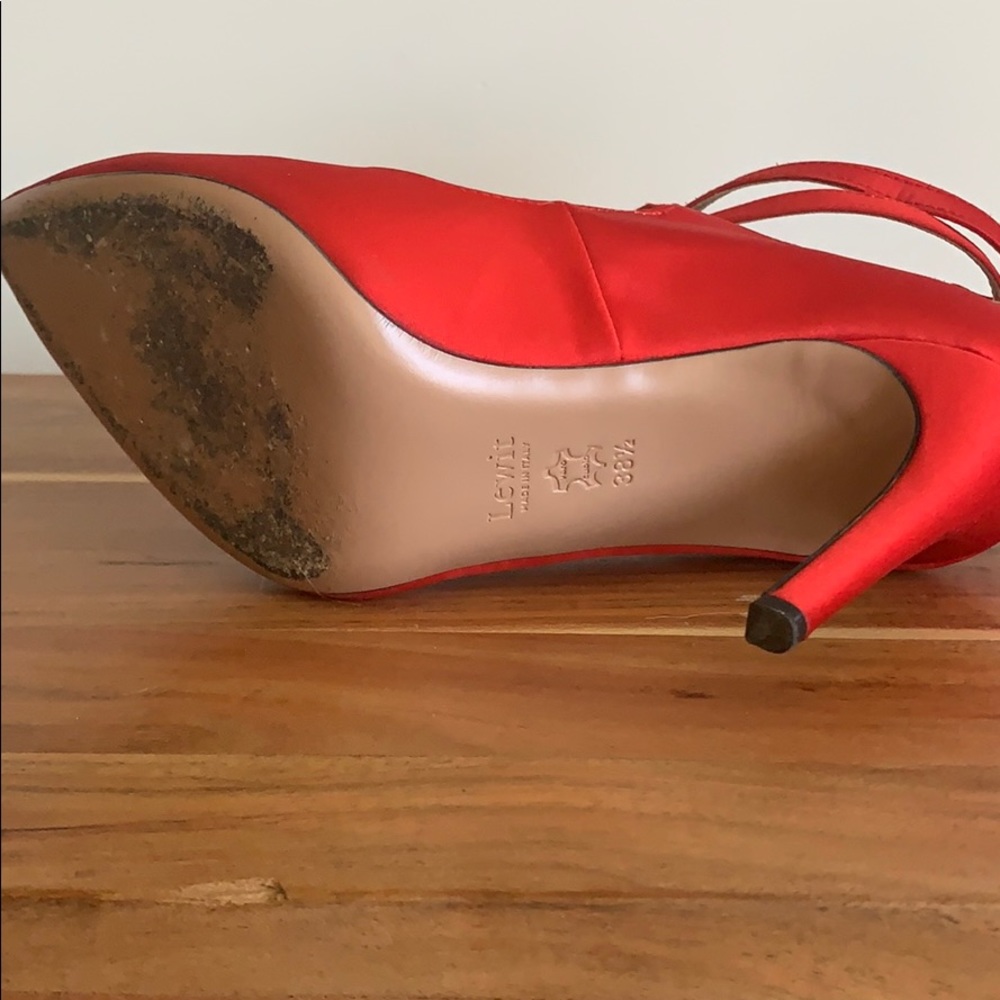 Statement Red Pointed Heels - image 3